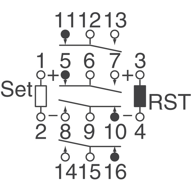SP4-L2-DC12V Panasonic Electric Works  Leistungsrelais über 2 Ampere